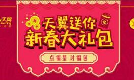 电信天翼20万份新春大礼每天3次机会抽取流量特产 免费流量 活动线报  第1张
