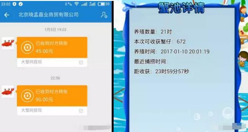 大蟹网虚拟养殖注册送60元蟹苗礼包每天签到1.8元可提现 支付宝红包 活动线报  第6张