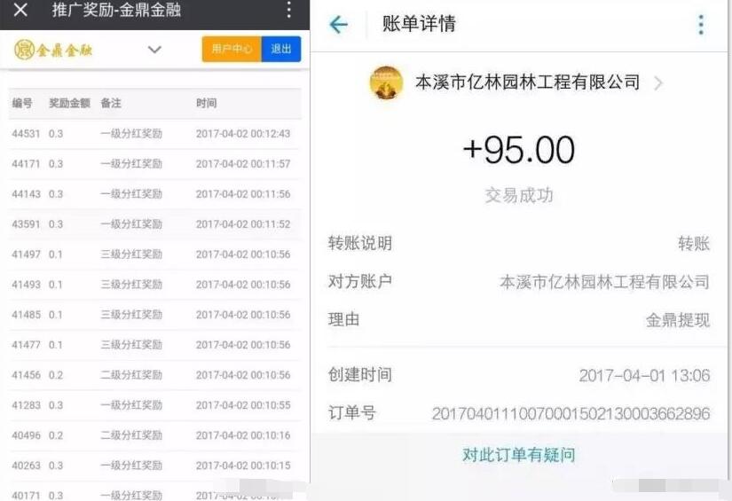 金鼎金融注册送60元每天分红2元已有人到账 支付宝红包 活动线报  第4张