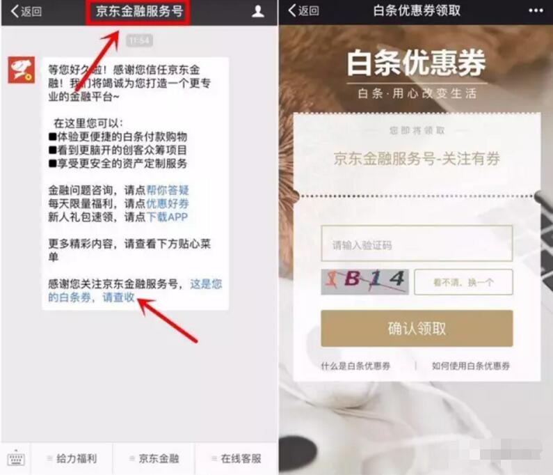 京东金融服务号免费最高领8888元京东白条优惠券 京东 优惠福利  第3张