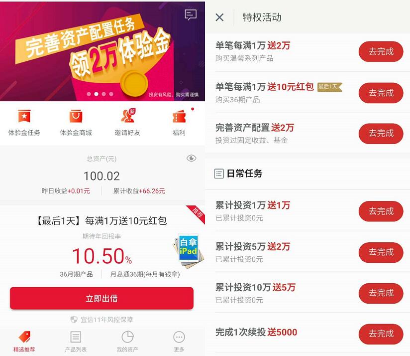 宜信旗下指旺财富18天新手标收益最少118元现金红包 投资羊毛 理财羊毛  第4张