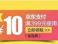 京东支付送3 10元支付全品类券+5元白条券 京东 优惠福利  第1张
