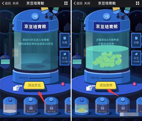 京东培育舱添加营养液抽奖送京豆 京东 优惠福利  第3张