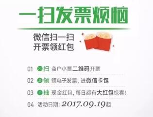 微信合作商户开电子发票抽奖最高188.88元微信红包 微信红包 活动线报  第6张
