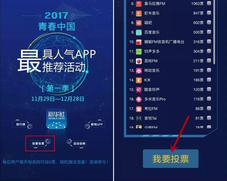 新华社最具人气APP投票活动抽奖送5 100M全国流量 免费流量 活动线报  第3张