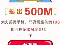 中国联通沃最摇摆摇出廋帅美抽奖送500M联通流量 免费流量 活动线报  第1张