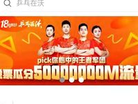 中国联通乒乓在沃助威投票抽500M联通流量非必中 免费流量 活动线报  第1张