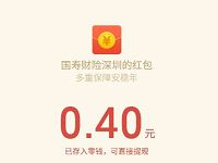 国寿财险分小店新春摇钱树亲测中0.4元微信红包 微信红包 活动线报  第1张