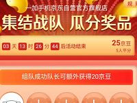 京东一加手机旗舰店组队瓜分5 20京豆奖励 京东 活动线报  第1张