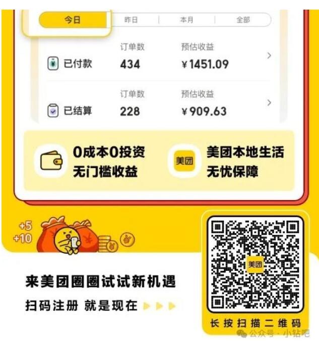 美团圈圈如何推广赚佣金？玩转美团圈圈教程 美团圈圈活动 美团圈圈 资讯教程  第2张