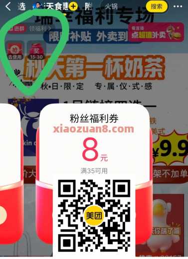 达美乐双份披萨bug价，美团8神券