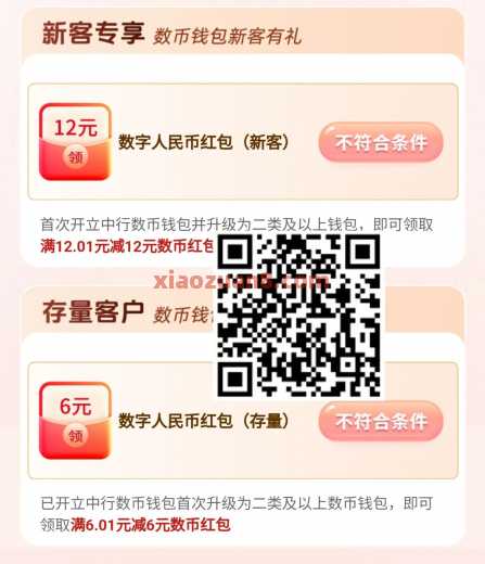 中行数币红包14元，新客专享 立减金 数币红包 中行羊毛 活动线报  第2张