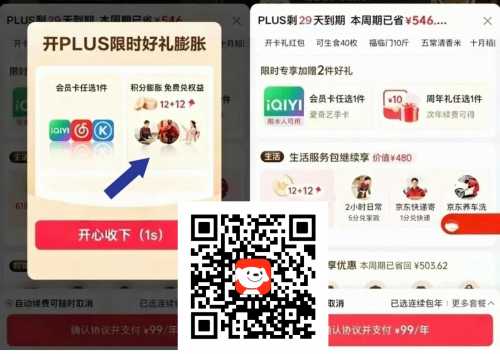 24双倍积分,京东PLUS限时加赠攻略 京东plus会员开通攻略 京东plus会员 京东羊毛 活动线报 第2张 24双倍积分,京东PLUS限时加赠攻略 京东plus会员开通攻略 京东plus会员 京东羊毛 活动线报 第2张